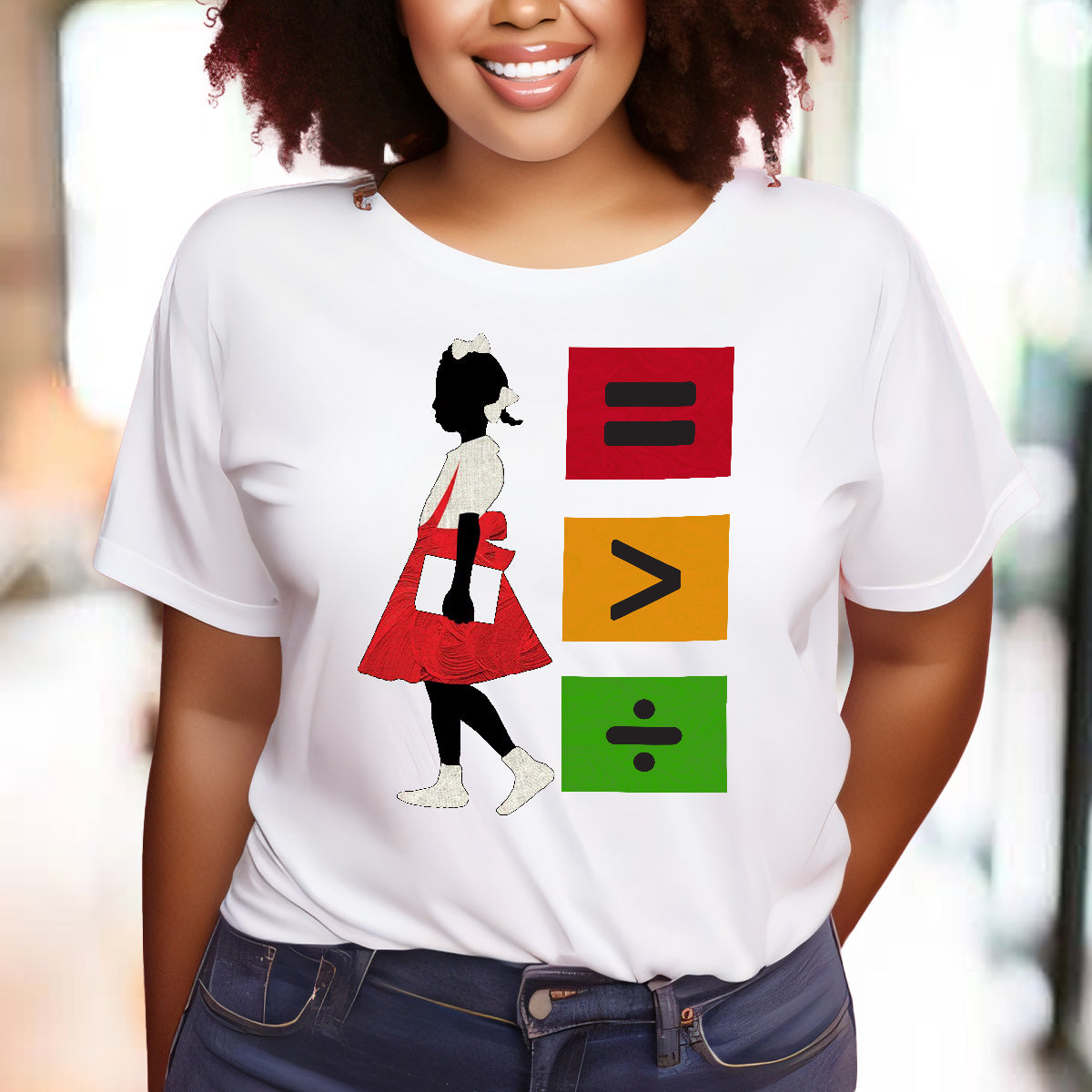 Equality Is Greater Than Division - Personalized 2D Unisex T-shirt