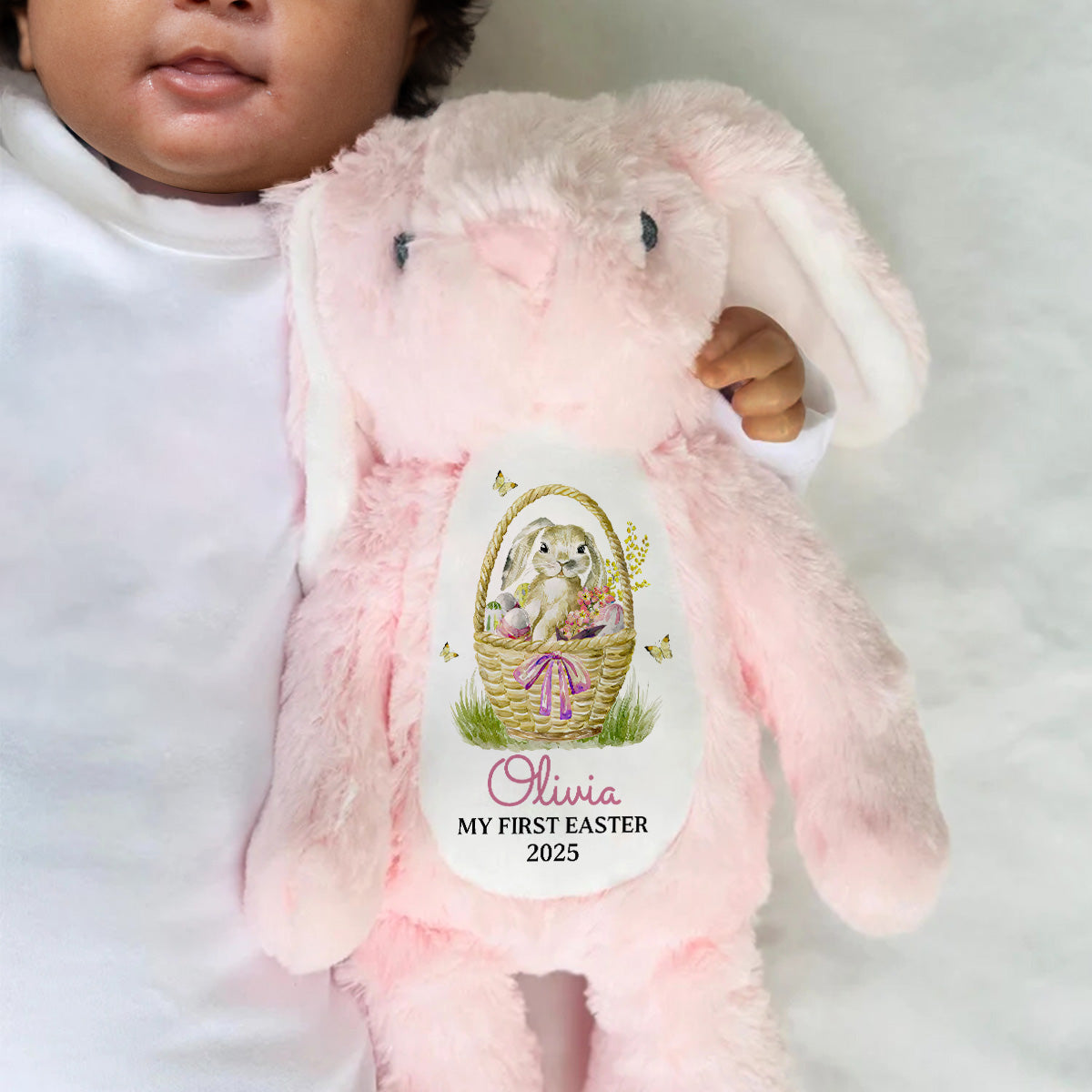 My First Easter - Personalized Stuffed Bunny