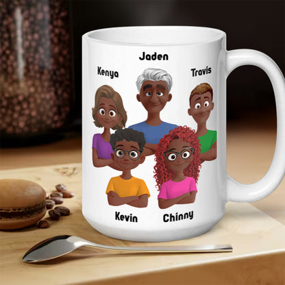 His Children Are Blessed After Him - Personalized Ceramic Coffee Mug