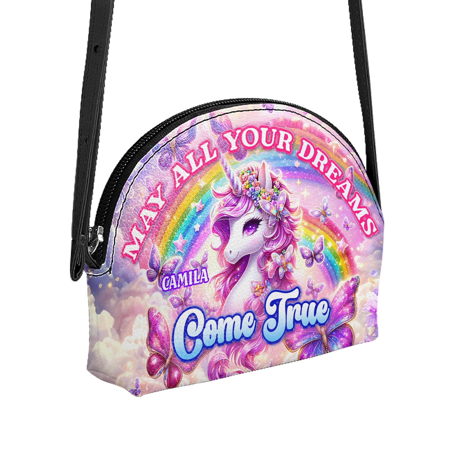 May All Your Dreams Come True - Personalized Kid Shell Purse SBCHSBLHA1759L