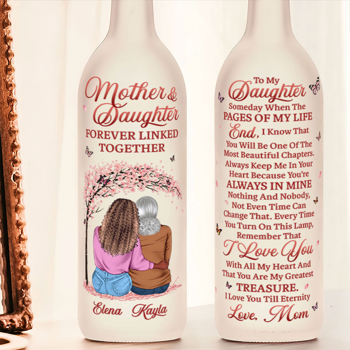 You Are My Greatest Treasure - Personalized Bottle Lamp