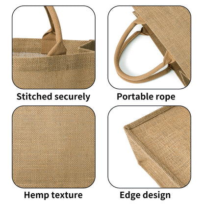 Blessed To Be Called Grandma - Personalized Jute Tote Bag