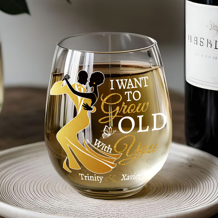 Birthday gift glass