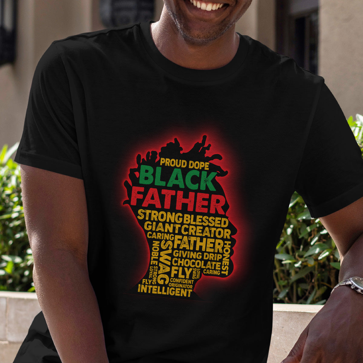 Proud Dope Father - Personalized 2D Unisex T-shirt