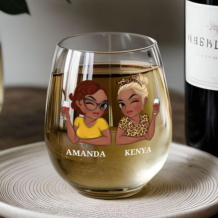 Birthday gift glass