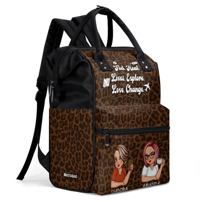 And So The Adventure Begins - Personalized Duckbilled Backpack SBDBPLN1137D