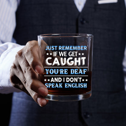 Partners In Crime - Personalized Round Whiskey Glass