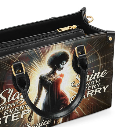 Slay And Shine - Personalized Leather Handbag SB306