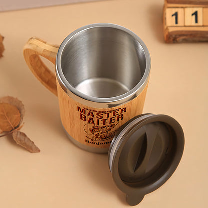 Professional Master Baiter - Personalized Stainless Bamboo Mug