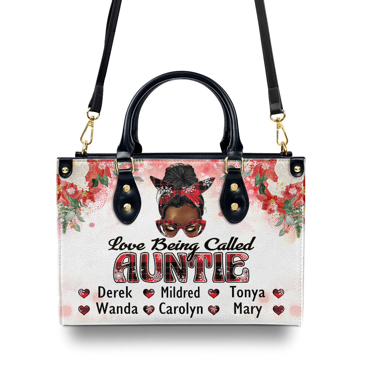 Love Being Called Grandma - Personalized Leather Handbag SBLHBLM2124L