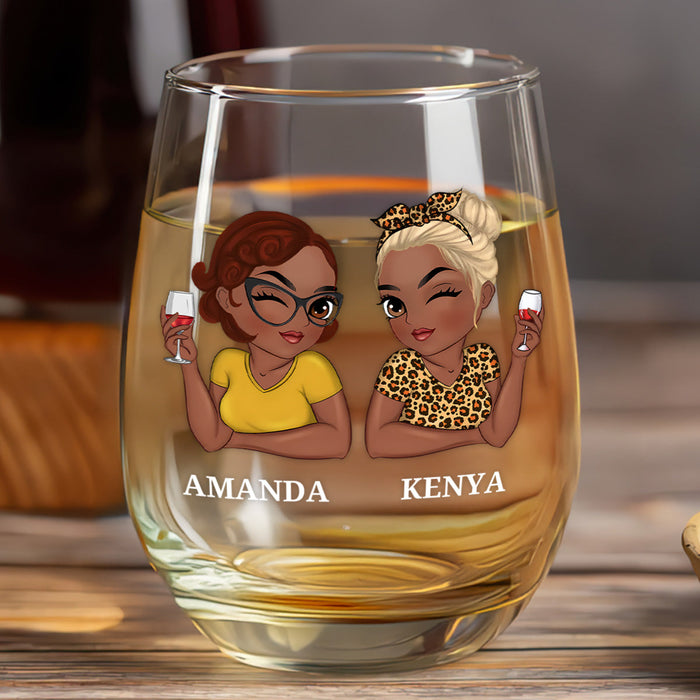 Glass for girls' night