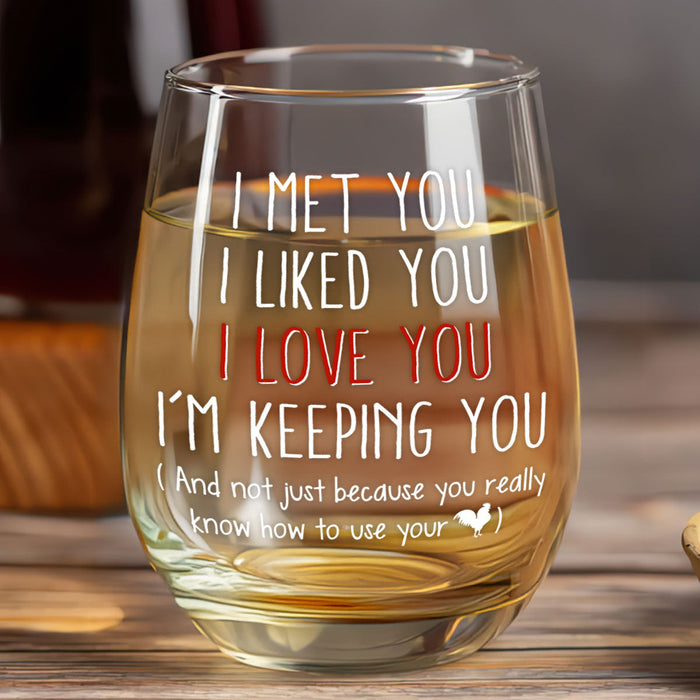 Glass for girls' night