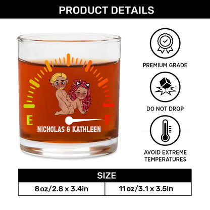 I Rode It - Personalized Round Whiskey Glass