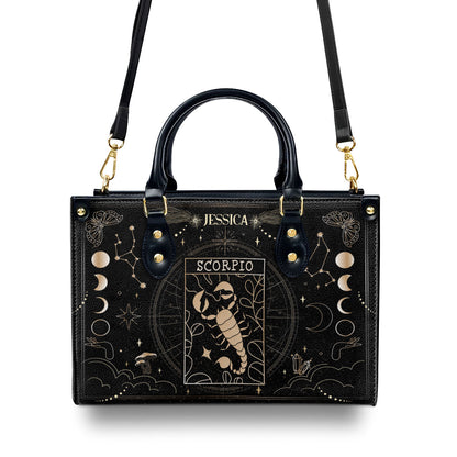 Horoscope - Personalized Leather Handbag SBLHBHA47