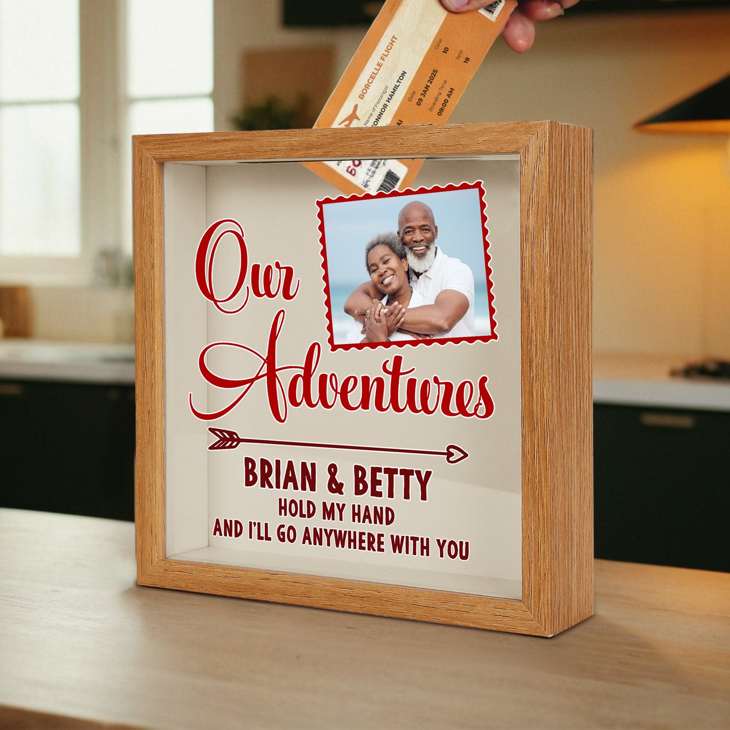 I Will Go Anywhere With You - Personalized Memory Box