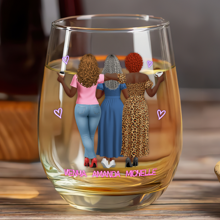 Glass for girls' night