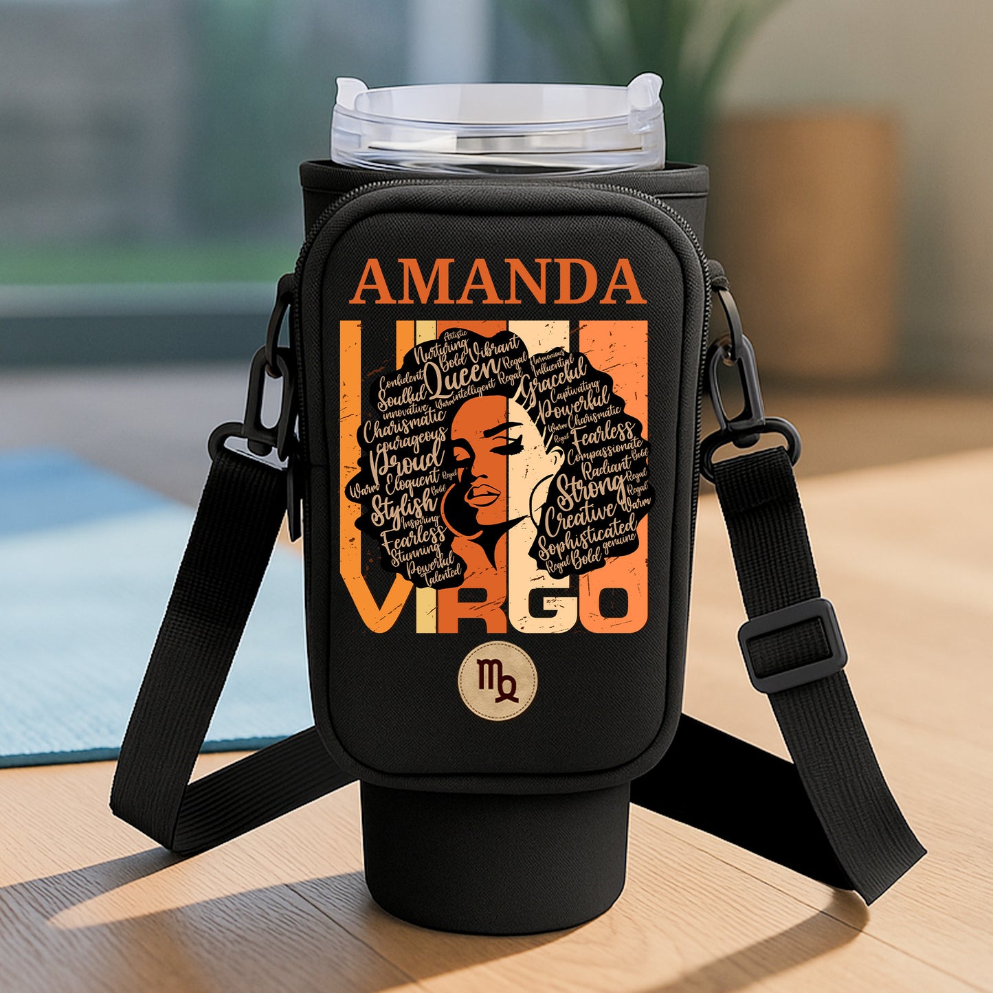 Horoscope Queen - Personalized Tumbler Holder Bag