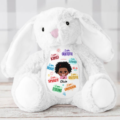 I Am - Personalized Stuffed Bunny