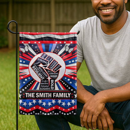 Juneteenth Spirit - Personalized Garden Flag