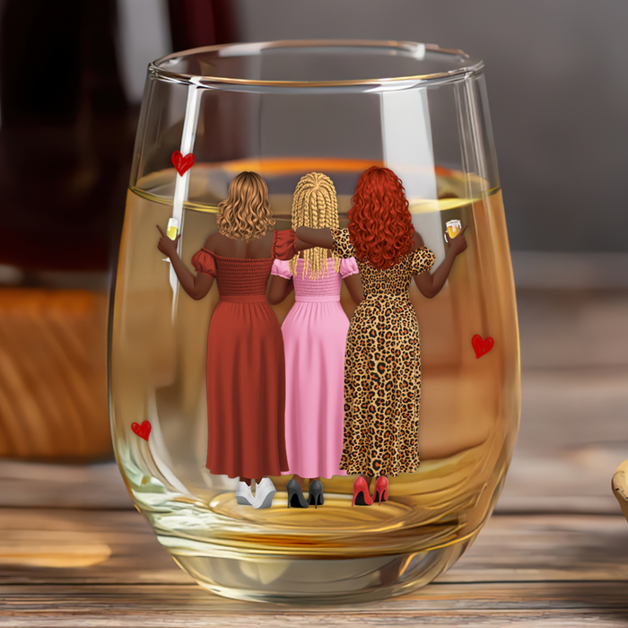 Glass for girls' night