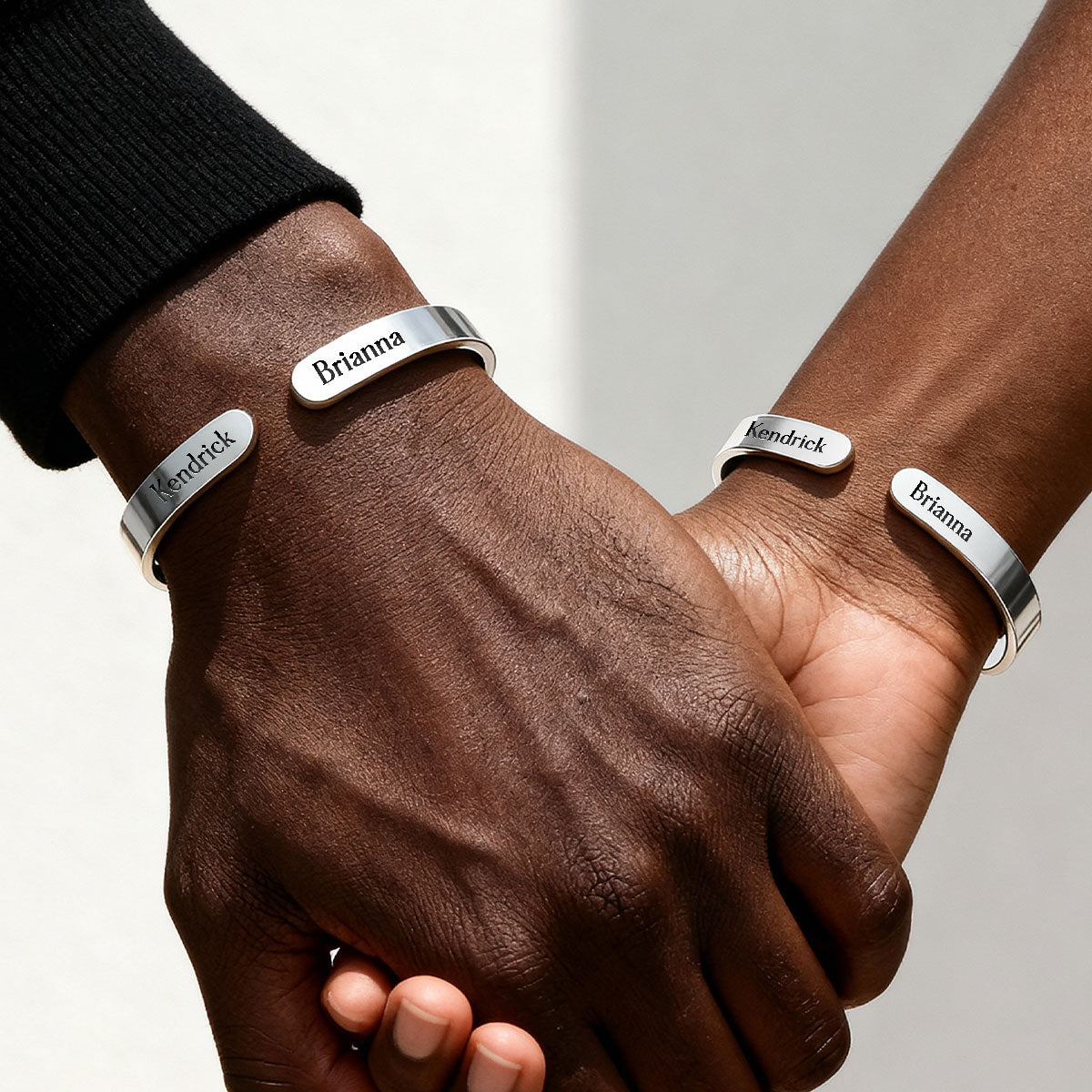 I Had You And You Had Me - Personalized Cuff Bangle Bracelet With Box