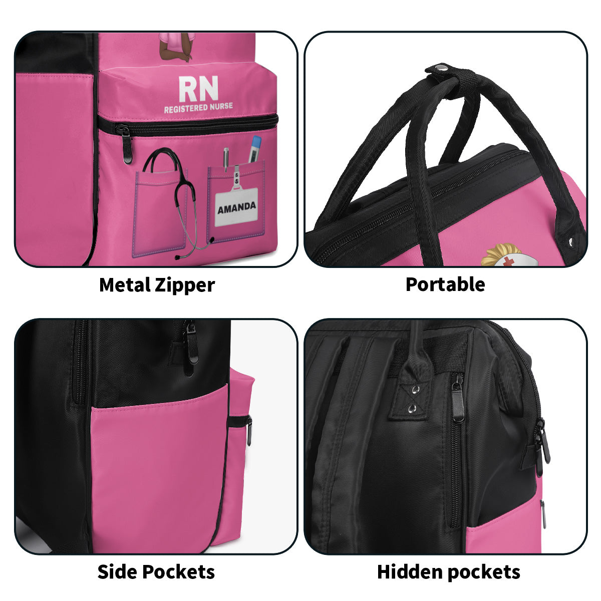 I'm A Nurse - Personalized Duckbilled Backpack