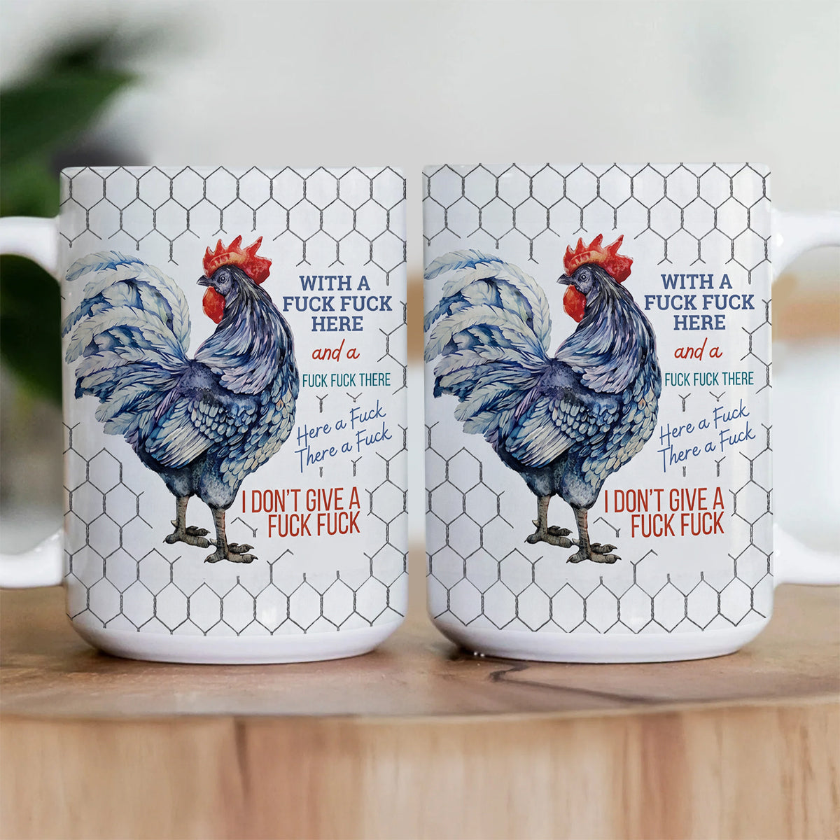 With A F F Here - Personalized Ceramic Coffee Mug