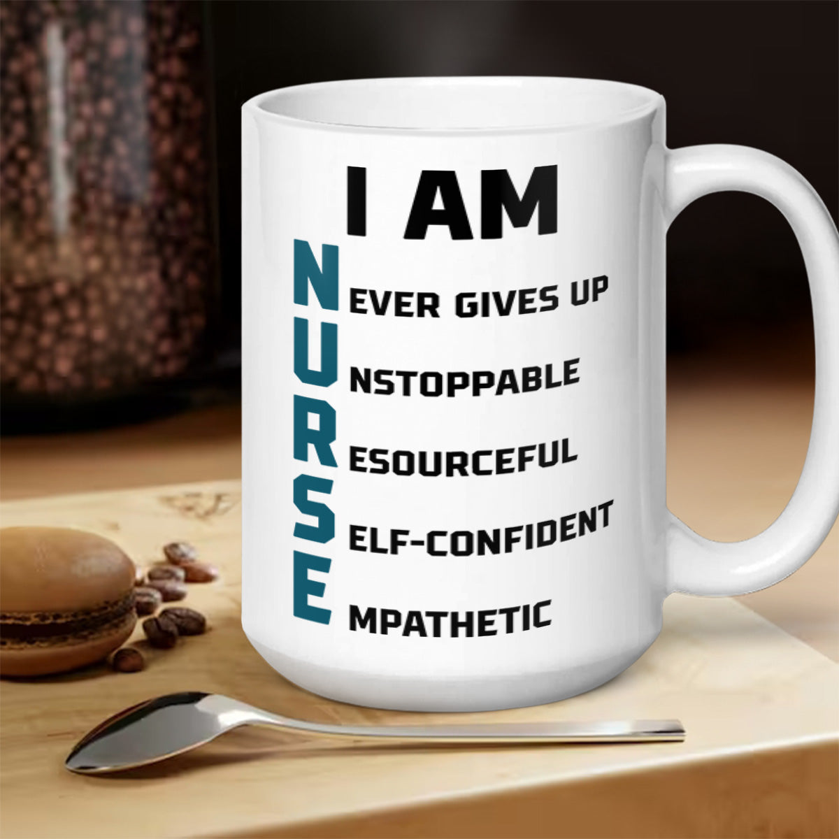 I Am Nurse - Personalized Ceramic Coffee Mug