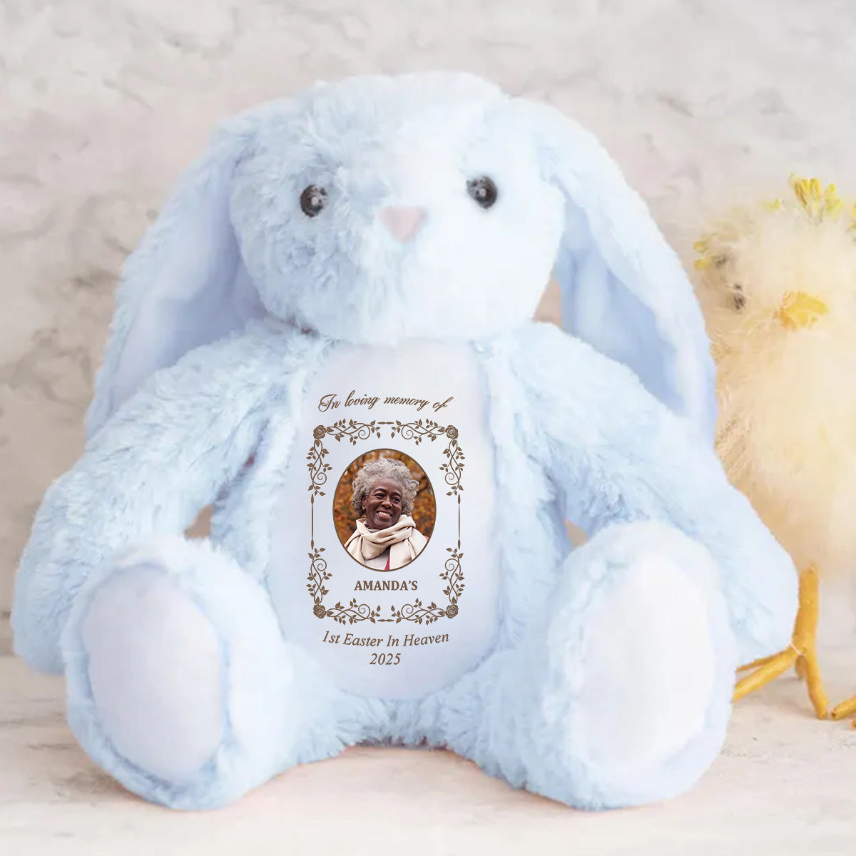 First Easter In Heaven - Personalized Stuffed Bunny