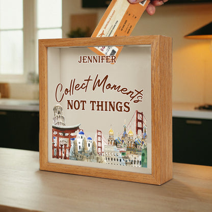 Collect Moments Not Things - Personalized Memory Box