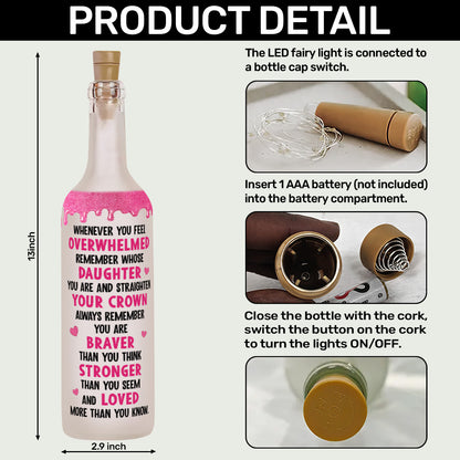 The Only Thing Better Than Being Your Mother - Personalized Bottle Lamp