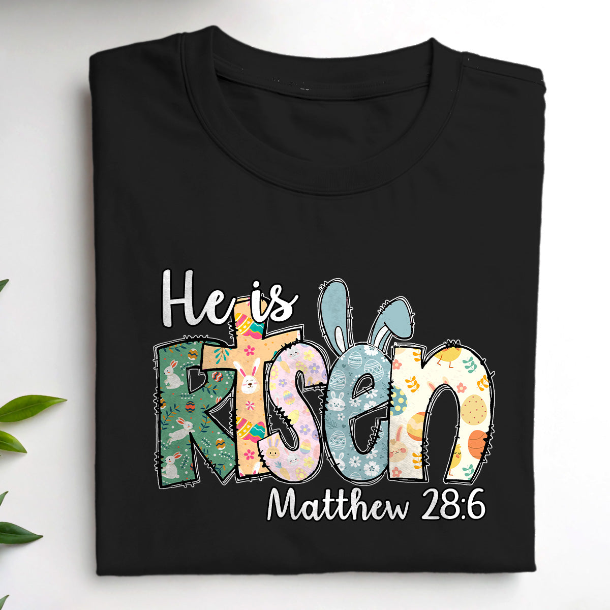 He Is Risen - Personalized Unisex T-shirt