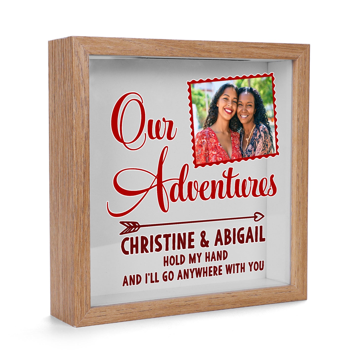 I Will Go Anywhere With You - Personalized Memory Box