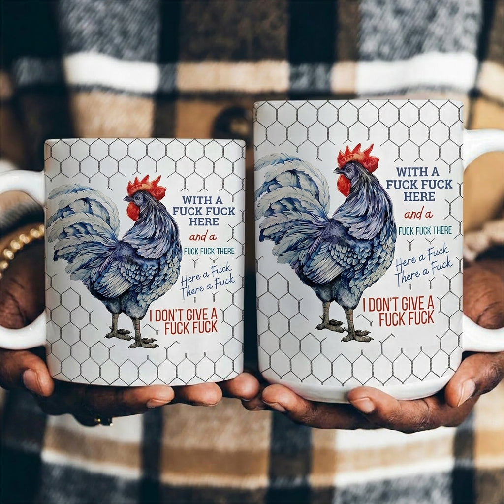 With A F F Here - Personalized Ceramic Coffee Mug