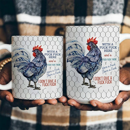 With A F F Here - Personalized Ceramic Coffee Mug