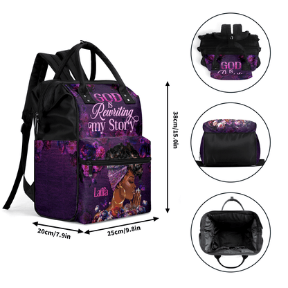 God Is Rewriting My Story - Personalized Duckbilled Backpack SBDBPLM1149M