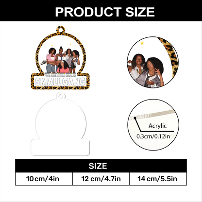 We Are More Than Friends  - Personalized 1-Layer Acrylic Ornament