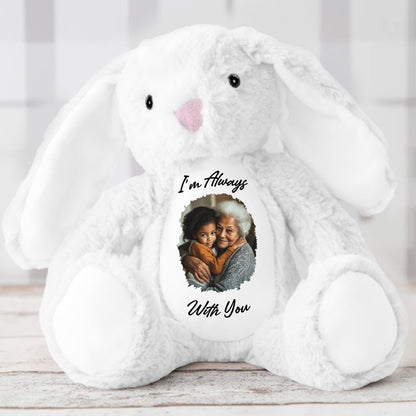 I'm Always With You - Personalized Stuffed Bunny