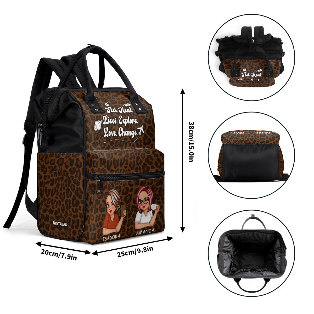 And So The Adventure Begins - Personalized Duckbilled Backpack SBDBPLN1137D