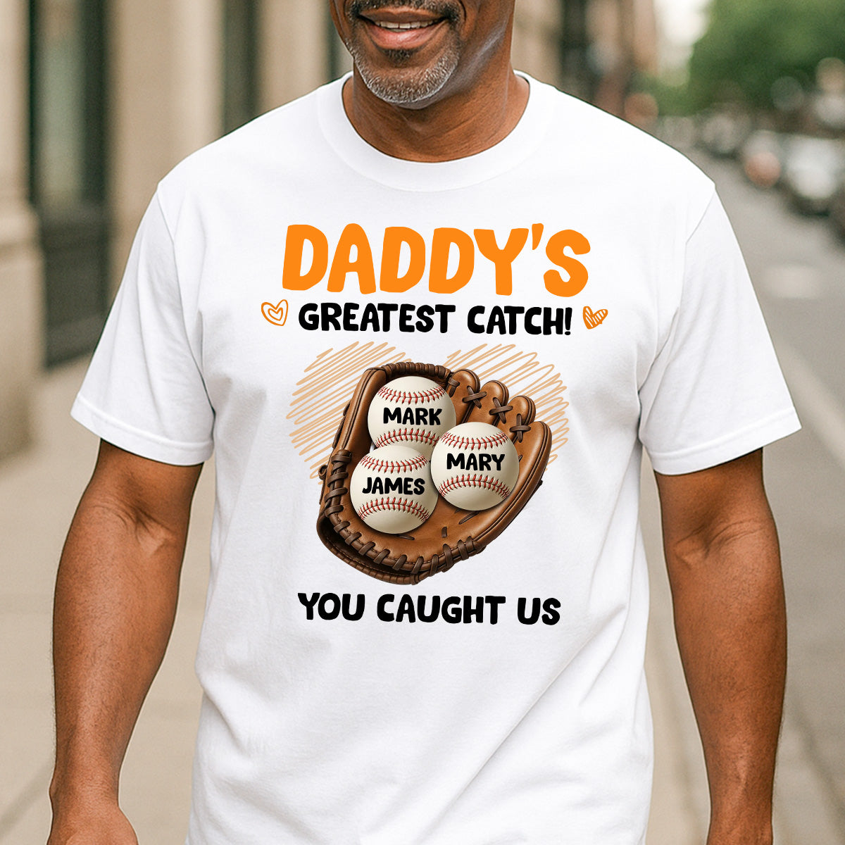 Daddy's Great Catch You Caught Us - Personalized 2D Unisex T-shirt