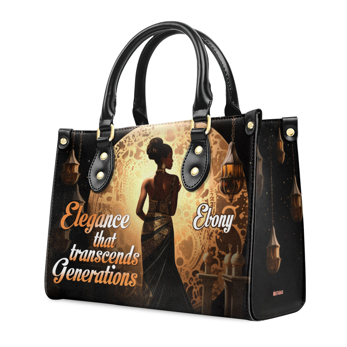 Elegance That Transcends Generations1 - Personalized Leather Handbag SB307a