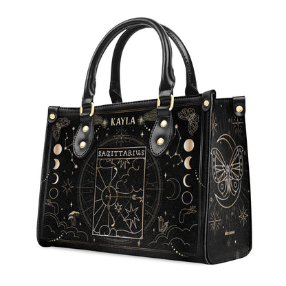 Horoscope - Personalized Leather Handbag SBLHBHA47