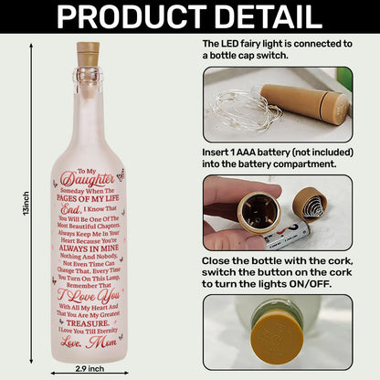 You Are My Greatest Treasure - Personalized Bottle Lamp