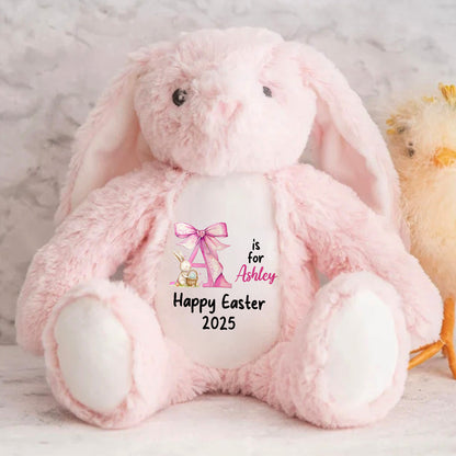 Easter Alphabet - Personalized Stuffed Bunny