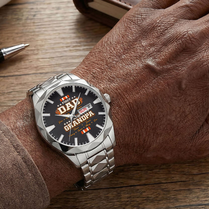 Cool Papa - Personalized Men's Wrist Watch