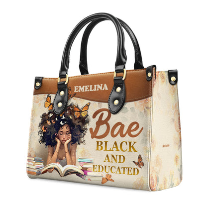 BAE Black And Educated - Personalized Leather Handbag SBHA02