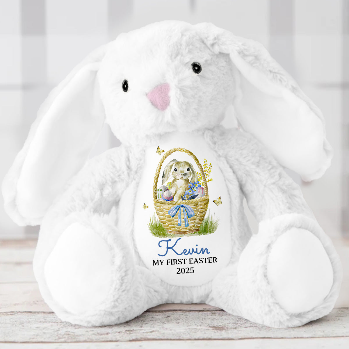 My First Easter - Personalized Stuffed Bunny