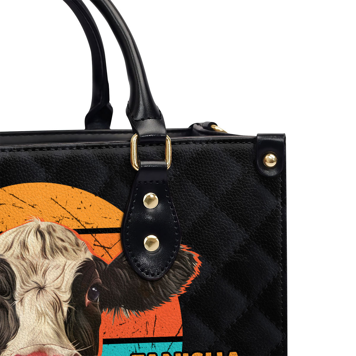 Don't Be A Salty Heifer - Personalized Leather Handbag STB199