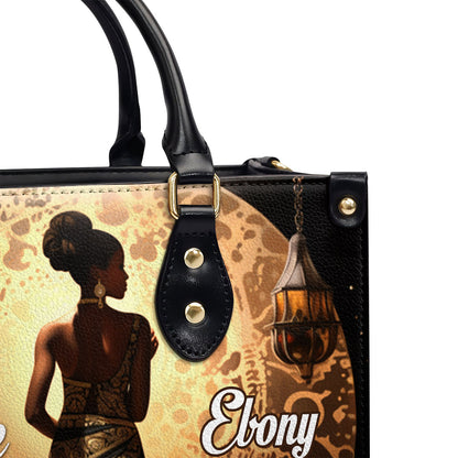 Elegance That Transcends Generations1 - Personalized Leather Handbag SB307a