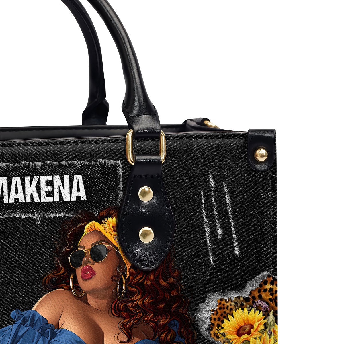 Beauty Comes In All Shapes And Sizes - Personalized Leather Handbag SBLHBLM825M